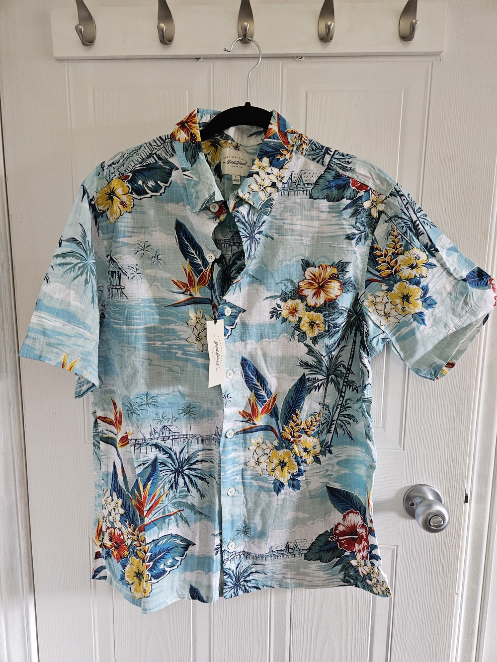 Tropical " Hawaiian" Shirt - Redhead LARGE